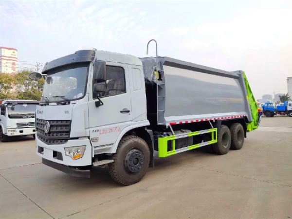 東風專底國六后雙橋20方壓縮式垃圾車