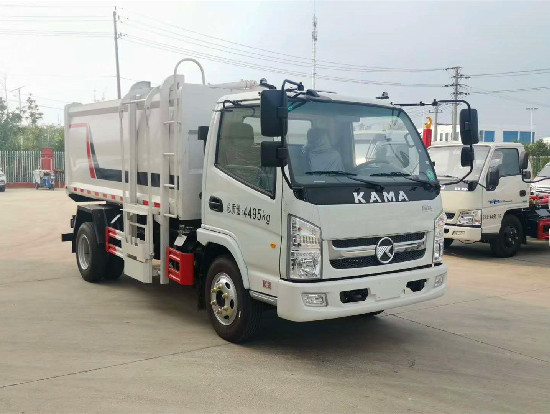 凱馬國六6方藍牌自裝卸掛桶）式垃圾車