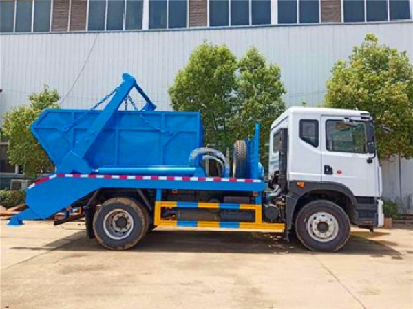 東風多利卡D9國六8~12方擺臂式垃圾車