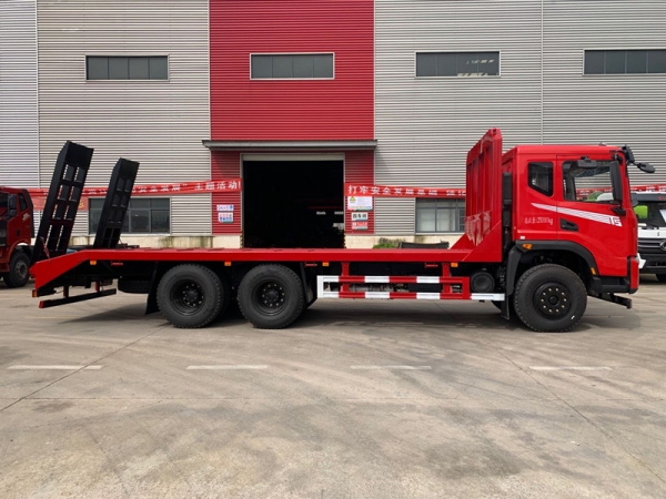 東風華神T5后八輪平板拖車