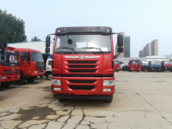 （國六）解放悍V前四后八平板運輸車