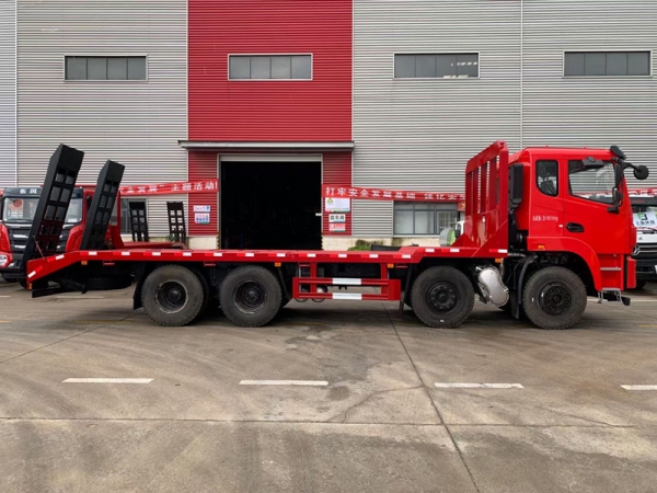 東風錦程前四后八平板拖車